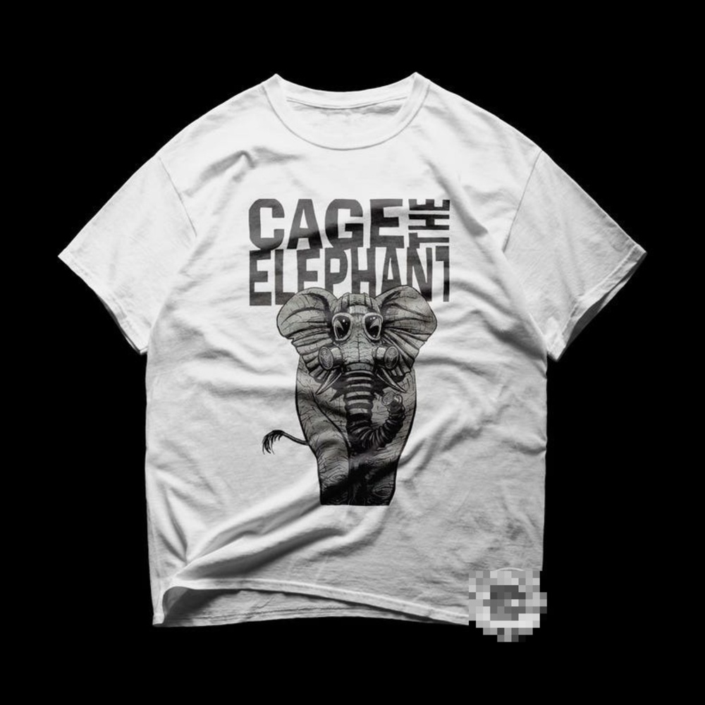 Cage The Elephant T-shirt White ShirtRock Music Shirt